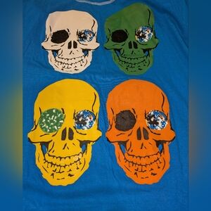 Beyond The Limit Shirt Mens XXL Skull Embroidery Streetwear NWT